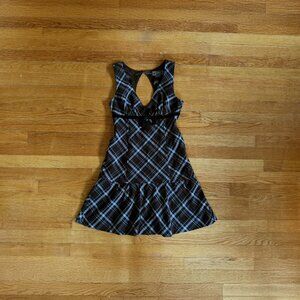 Mini Plaid Dress